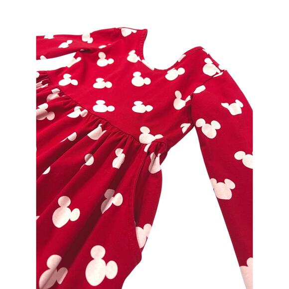 Hanna Andersson Red Disney Mickey Mouse Twirl Dress - Picture 4 of 7